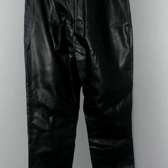 Faux Leather Pants Woman - Picture 4 of 4